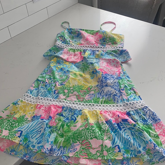 Lilly Pulitzer Dresses & Skirts - Lilly Pulitzer colorful/floral 2 piece skirt set
